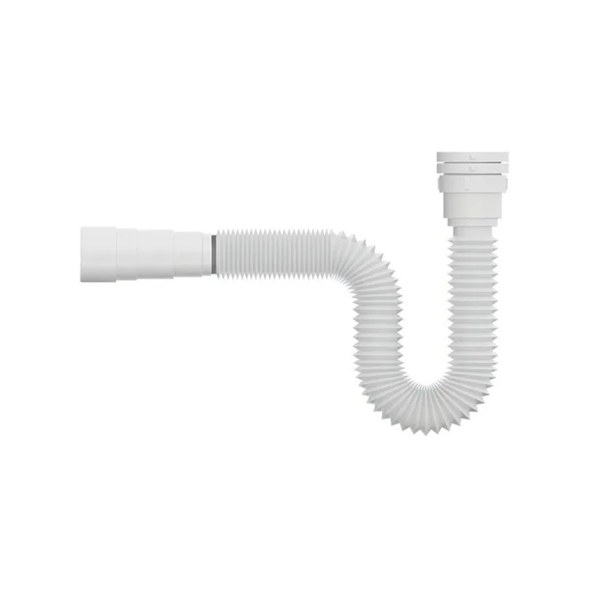 Sifão Sanfonado Tubo Flexível Multiuso Universal para Pias Curto Branco | Onça - Imagem 5