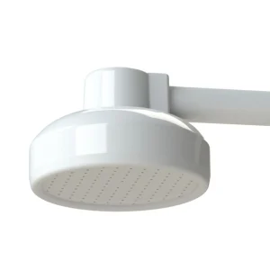 Ducha 1/2" 10" PVC com Braço Branca Valeplast
