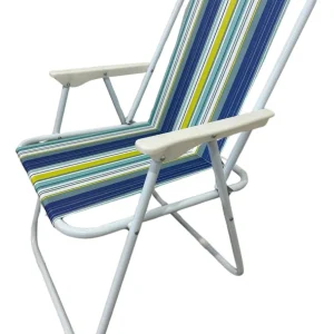 Cadeira de Praia Tecido Listrado RJ1708 | Elite